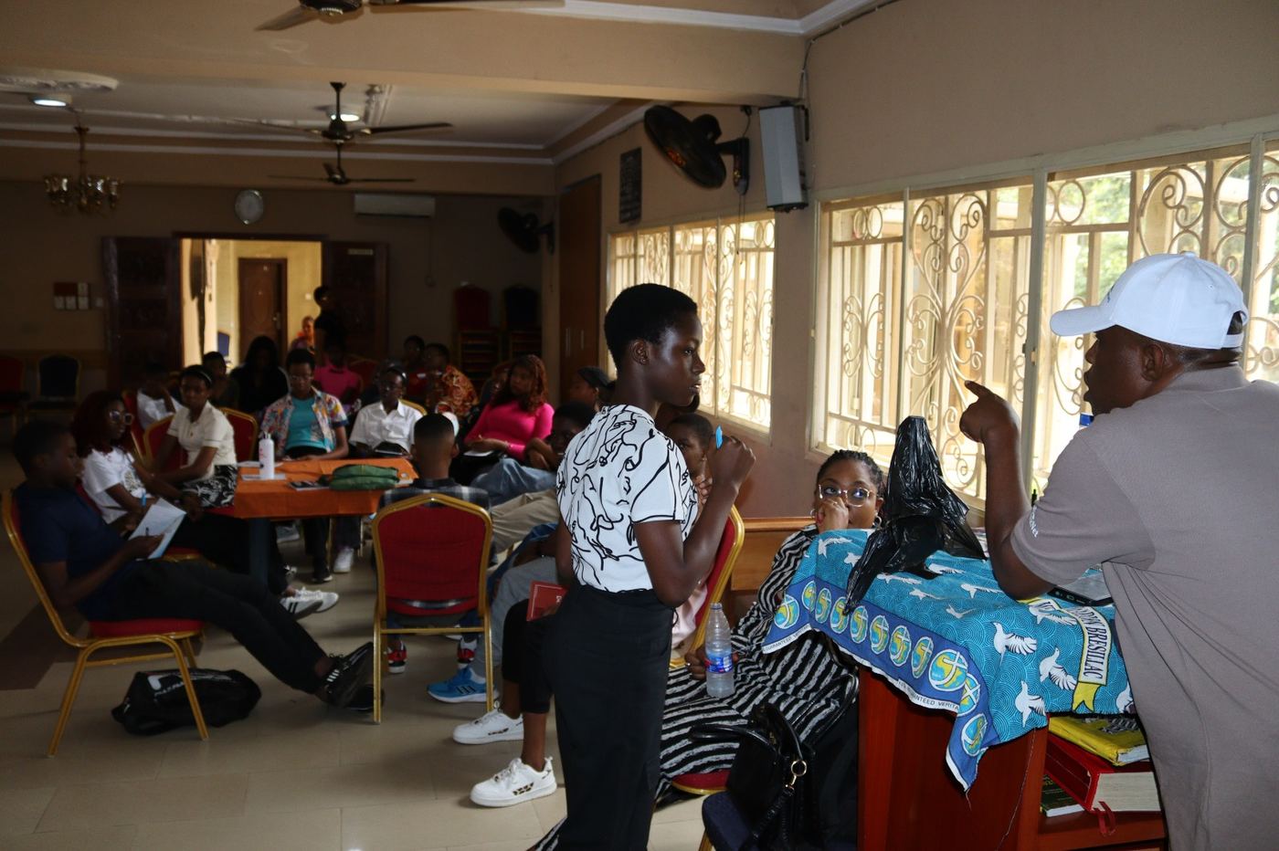 RYAD facilitators in conversation during the retreat